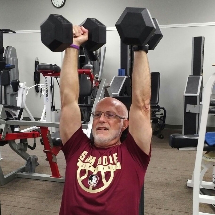 fitness over 50 shoulder press