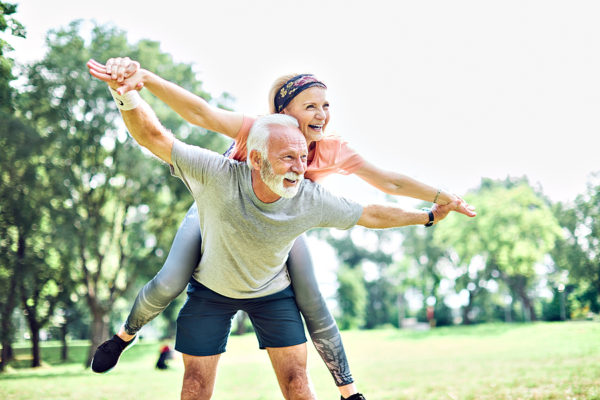 older adults building muscle